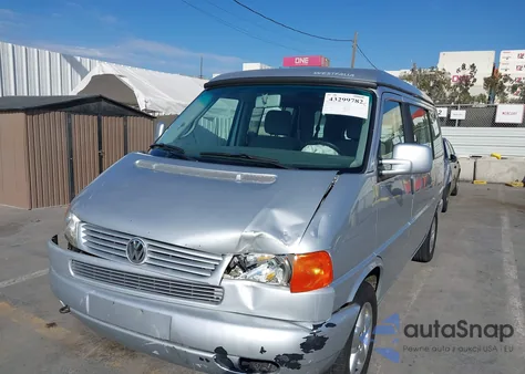 2002 Volkswagen Eurovan Mv z USA, uszkodzony, nr VIN WV2NB47072H007594